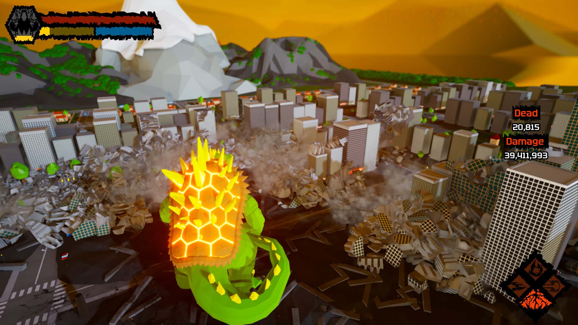 巨兽模拟器 Excidio The Kaiju Simulator 英文版封面